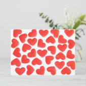 Sweet Hearts invitation rouge (Debout devant)