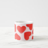 Sweet Hearts Pink espresso mok (Voorkant)