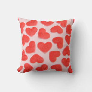 Sweet Hearts Roze 'Ik hou van je' rode kussen