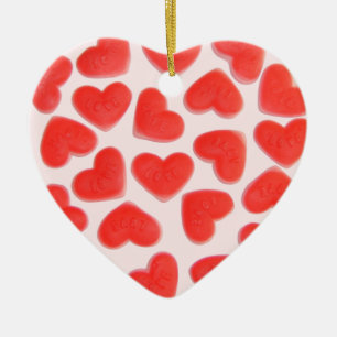 Sweet Hearts Roze ornament hart op naam en datum