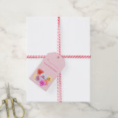 Sweet Hearts Valentijns Snoep Cadeaulabel (Met Touw)