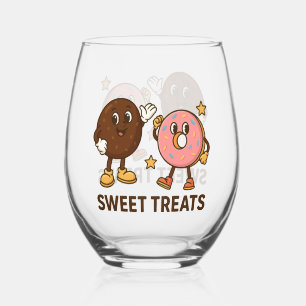 Sweet Heroes - Cookie & Donut's Delicious Adventur Wijnglas Zonder Voet