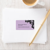 Sweet Hibiscus Mariage Étiquette de adresse person (En situation)