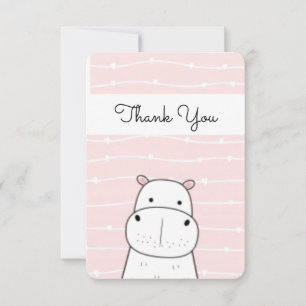 Sweet Hippo Bedankkaart