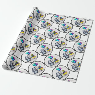 Sweet Hippo Cadeaupapier