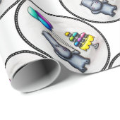 Sweet Hippo Cadeaupapier (Rol Hoek)