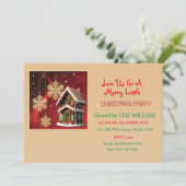 "Sweet Holiday Home" Kerstfeest Kaart (Staand voorkant)