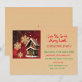 "Sweet Holiday Home" Kerstfeest Kaart (Voorkant / Achterkant)