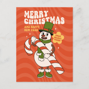 Sweet Holiday Wishes - A Candy Cane Christmas Feestdagenkaart