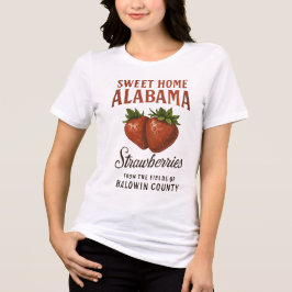 Sweet Home Alabama Aardbei Tri-Blend Shirt