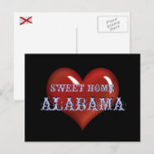 Sweet Home Alabama Post Kaart (Voorkant / Achterkant)