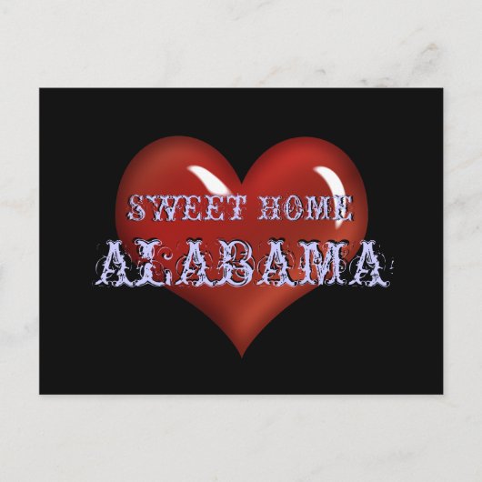 Sweet Home Alabama Post Kaart (Voorkant)