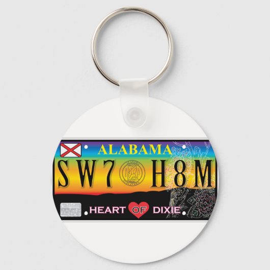 Sweet Home Alabama Sleutelhanger (Voorkant)