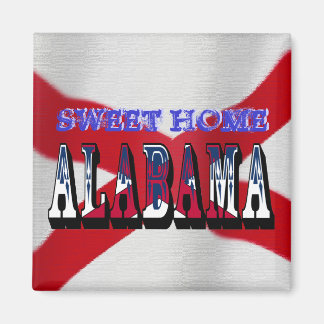 Sweet Home Alabama Staat Vlag Magneet