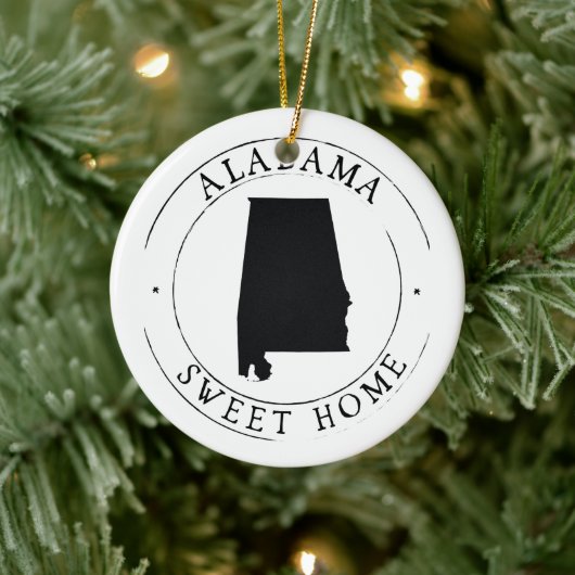 Sweet Home Alabama State Ornament (Boom)