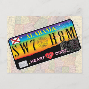 Sweet Home Carte Postale Alabama (Série de cartes)