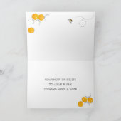 Sweet Honey Bee Hartelijk dank Kaart (Binnen)