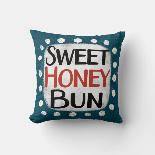 Sweet Honey Bun Sierkussen (Voorkant)