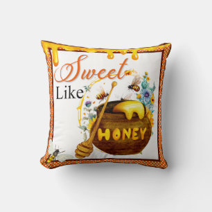 Sweet Honeybee Baby shower Kussen
