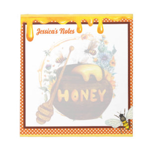 Sweet Honeybee Baby shower Notitieblok