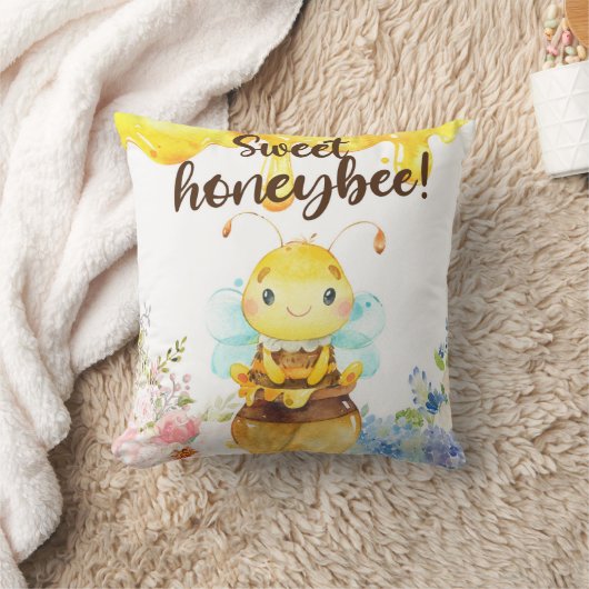 Sweet honingbij, hommel, bijengeslacht onthullen c kussen (Deken)