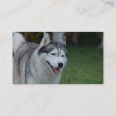 Sweet Husky Visitekaartje (Achterkant)