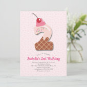 Sweet Ice Cream 2e Invitation anniversaire (Debout devant)