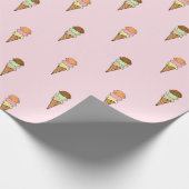 Sweet Ice Cream Cone Cadeaupapier (Hoek)