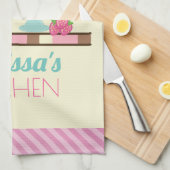 Sweet Ice Cream Sundae & Strawberry Float Theedoek (Quarter Fold)