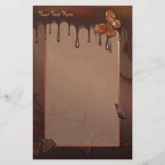 Sweet Indulgence Chocolate Briefpapier (Voorkant)