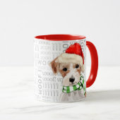 Sweet Jack Russell Terrier Kersthond Mok (Voorkant rechts)