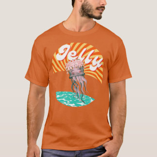 Sweet Jelly Mauve Stinger Jellyfish Design Gift ID T-shirt