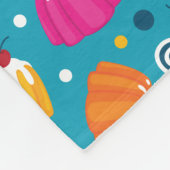 Sweet Jelly Pattern Fleece Deken (Hoek)