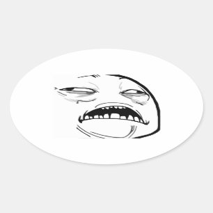 Sweet Jesus Meme - ovale Stickers