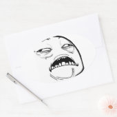 Sweet Jesus mème - Stickers ovale (Enveloppe)