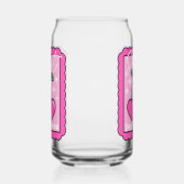 Sweet Joyfulness Heart Shaped Cherries Stamp Blikvorm Glas (Rechts)