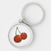 Sweet Juicy Cherries op een Sleutelhanger