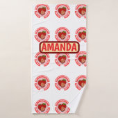 Sweet Juicy Strawberries Summer Fruit (Serviette de bain)