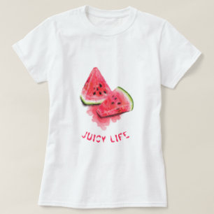 Sweet Juicy Watermeloen plakken Jouw tekst toevoeg T-shirt