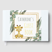 Sweet Jungle Safari Giraffe Baby shower botanique (Recto)