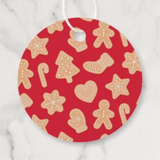 Sweet-kerstkoekjes Bedankjes Labels (Achterkant)