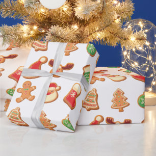 Sweet kerstkoekjes cadeaupapier