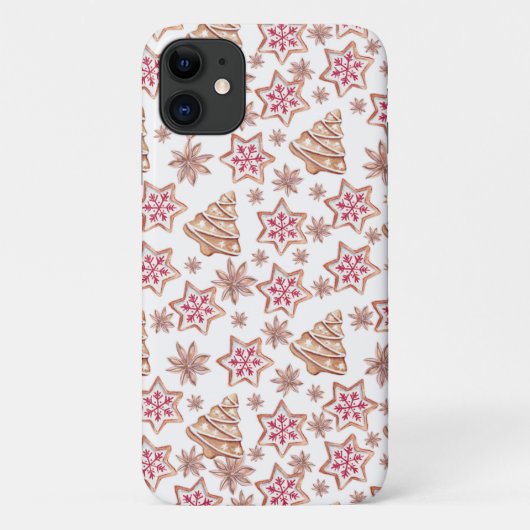 Sweet-kerstkoekjespatroon Case-Mate iPhone Case (Achterkant)