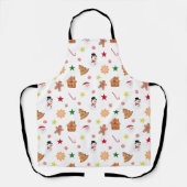 Sweet Kerstmis Schort (Voorkant)