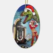 Sweet Kerstsong Keramisch Ornament (Links)