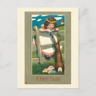 Sweet  Kind, Pasen Bunny & Eieren Briefkaart