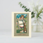 Sweet  Kind, Pasen Bunny & Eieren Briefkaart (Staand voorkant)