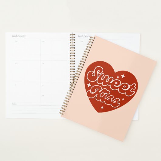Sweet Kiss Planner (Devant avec enveloppe)