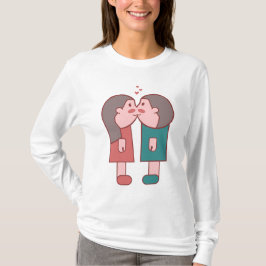 💑💕 Sweet Kisses: A Valentijn’s Delight 💕💑 T-shirt