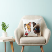 Sweet Kissy Cats Kussen (Stoel)